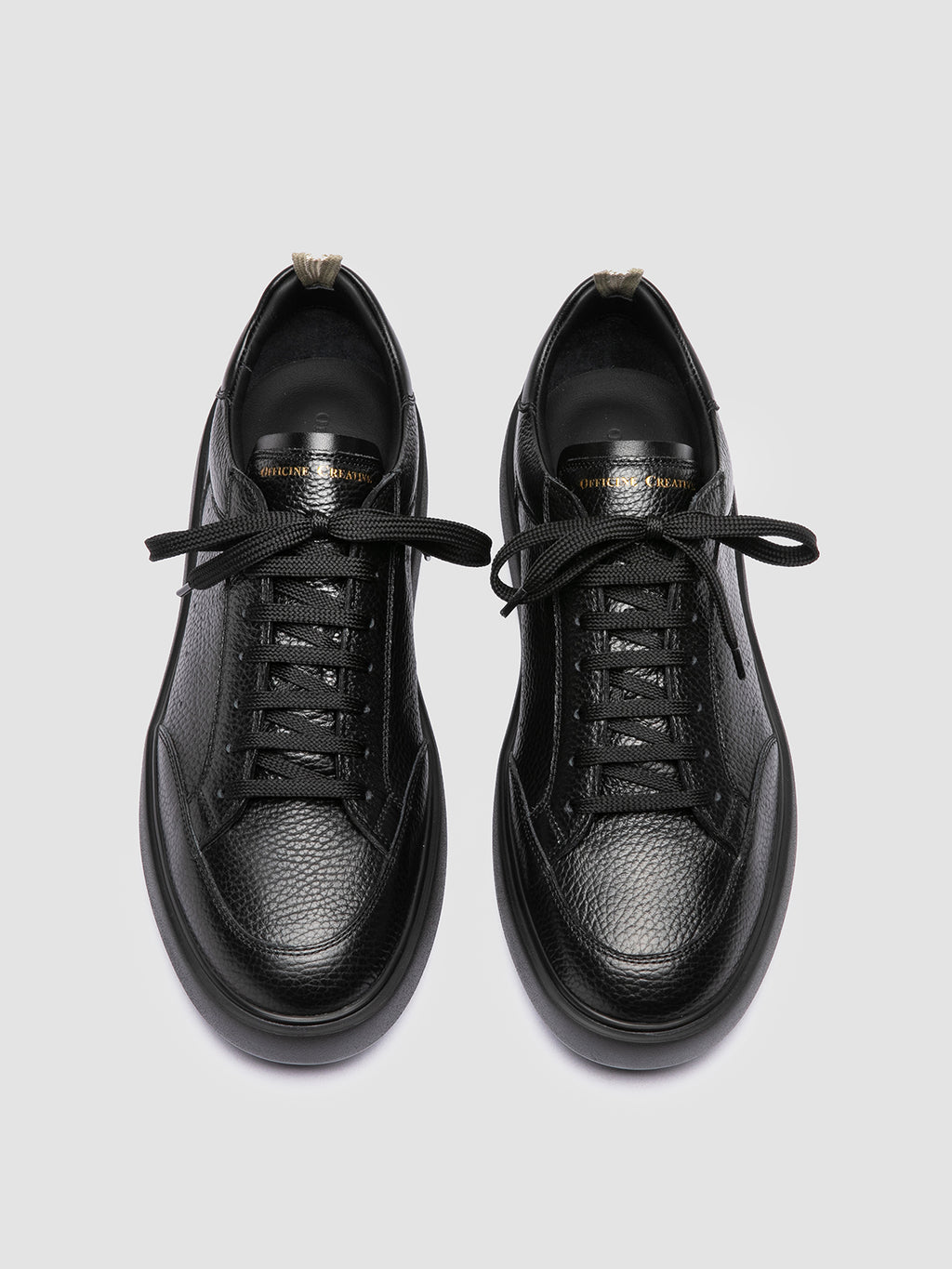 SEQUEL 001 - Black Leather Sneakers Officine Creative - 2