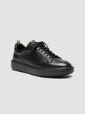 SEQUEL 001 - Black Leather Sneakers Officine Creative - 3
