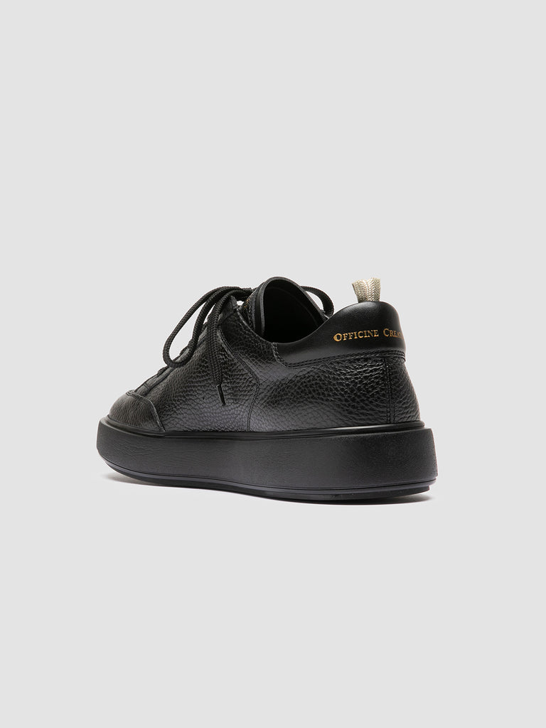 SEQUEL 001 - Black Leather Sneakers Officine Creative - 4