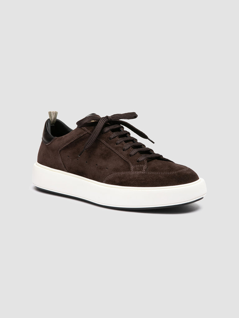 SEQUEL 002 - Brown Suede and Leather Sneakers Officine Creative - 3