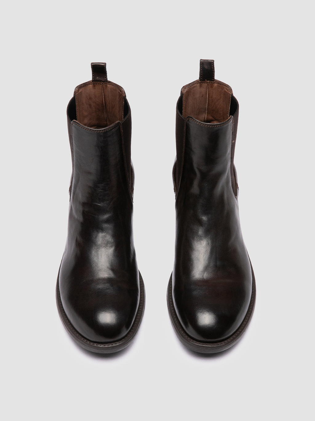 SERGEANT 006 - Brown Leather Chelsea Boots Men Officine Creative - 2