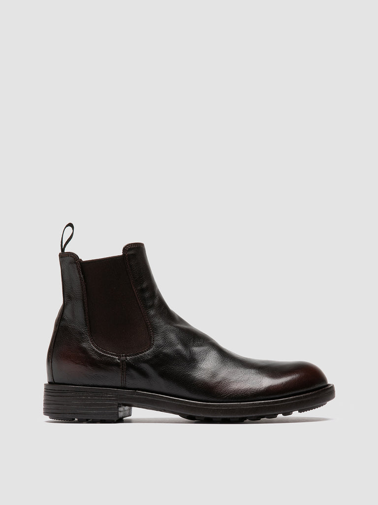 SERGEANT 102 - Brown Leather Chelsea Boots