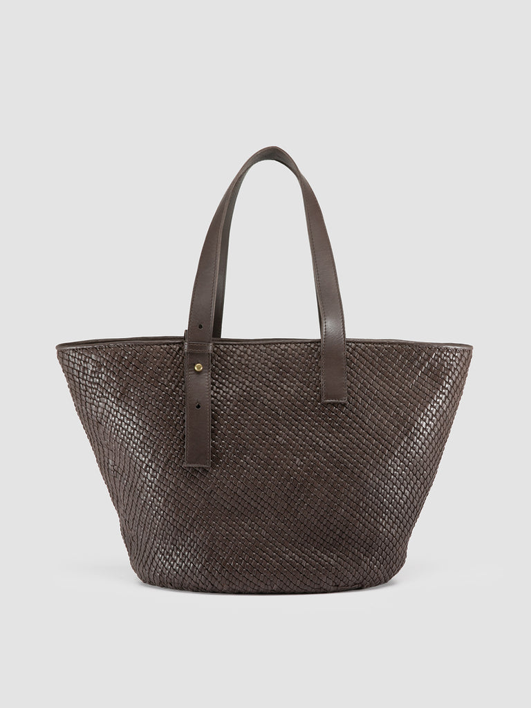 SHELBY 002 - Brown Leather Shoulder Bag