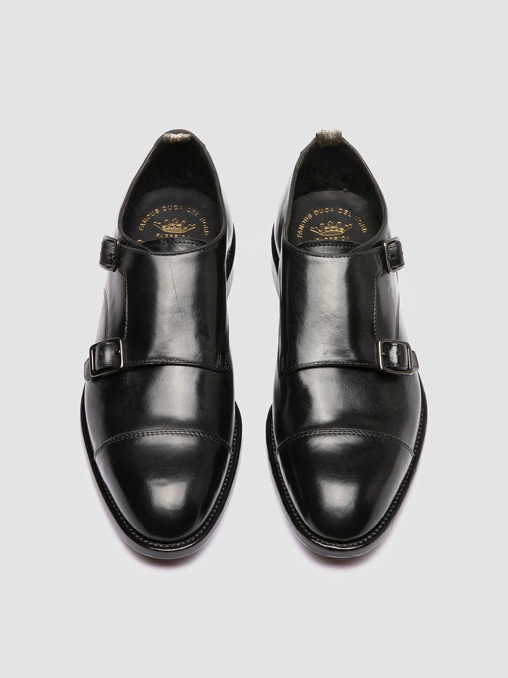 SIGNATURE 004 - Black Leather Monk Shoes