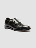 SIGNATURE 004 - Black Leather Monk Shoes