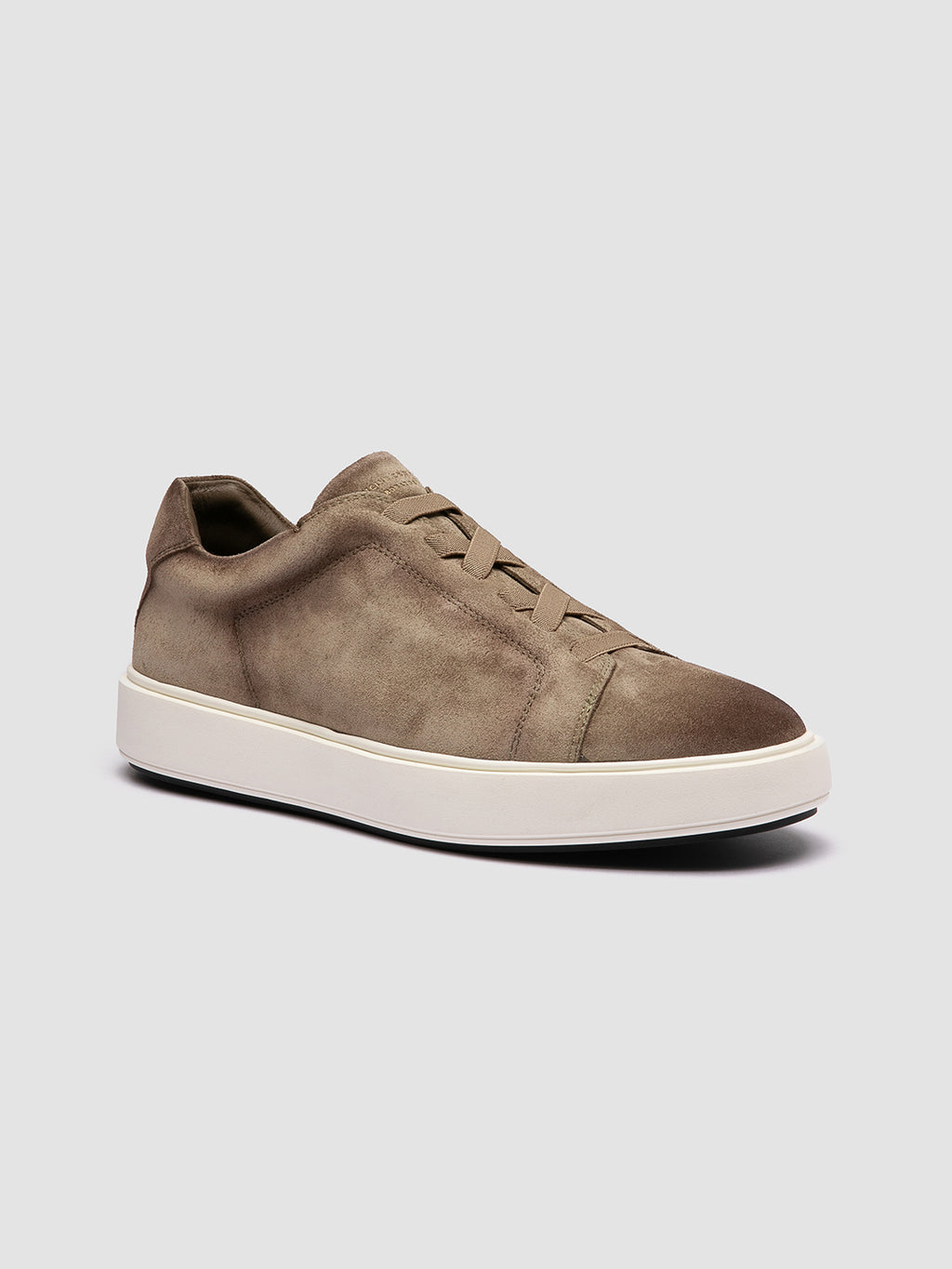 SLOUCH 001 - Taupe Suede Sneakers