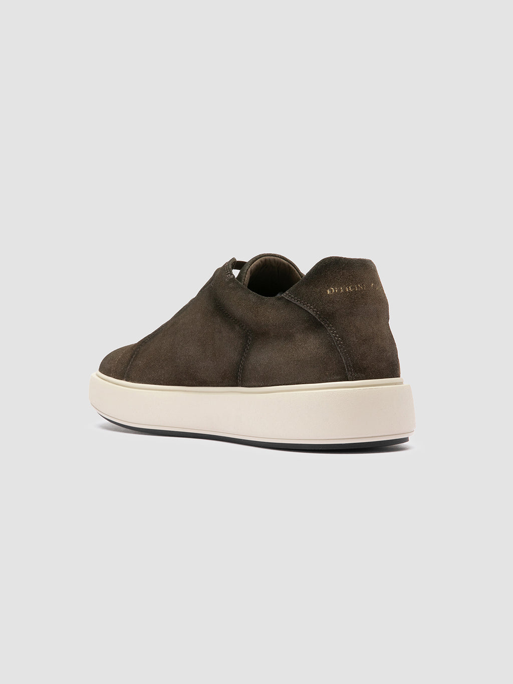 SLOUCH 001 - Green Suede Sneakers - image 4,side view