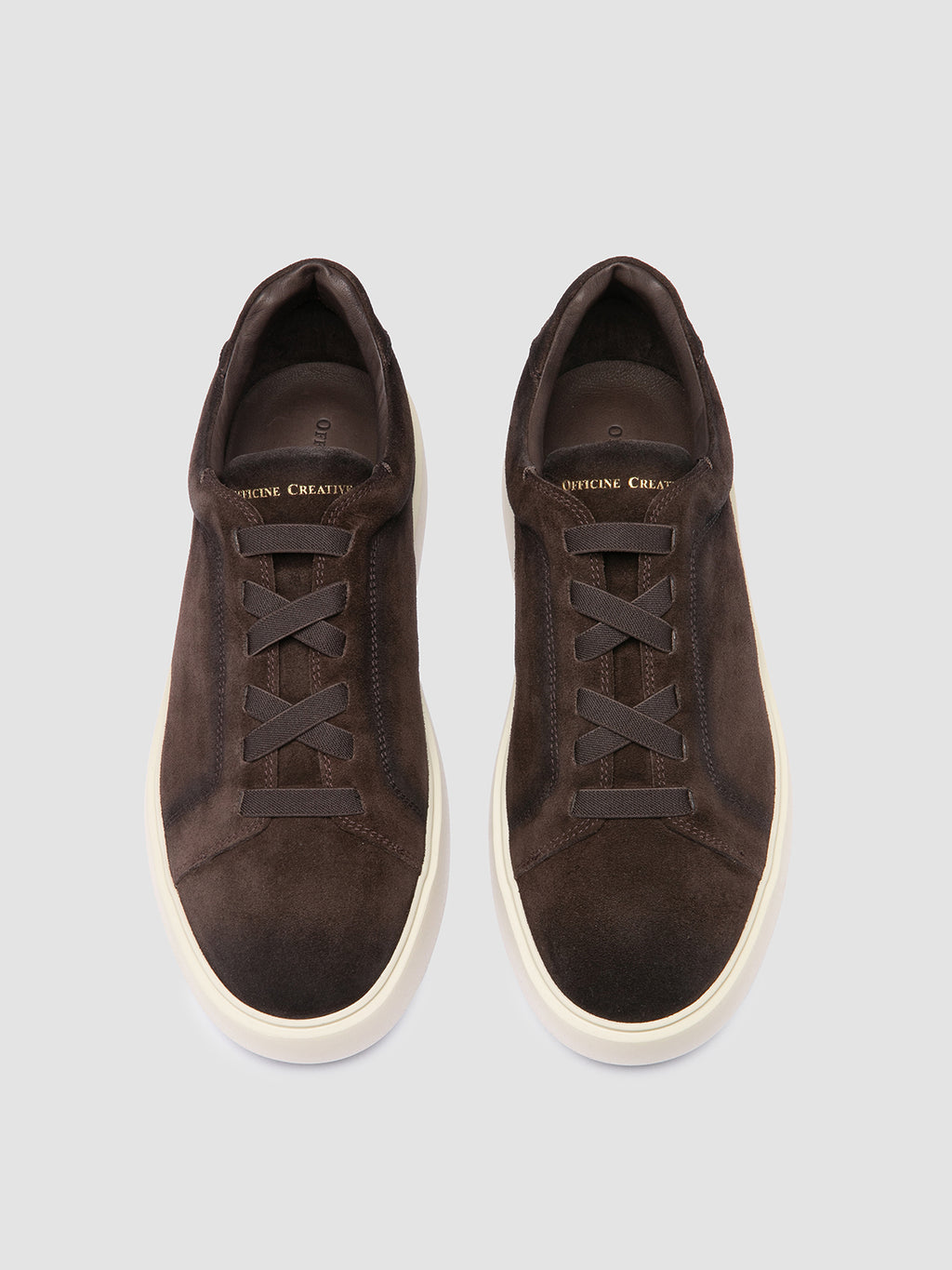 SLOUCH 001 - Brown Suede Sneakers - image 2,side view