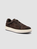 SLOUCH 001 - Brown Suede Sneakers - thumb image 3,side view