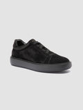 SLOUCH 001 - Black Suede Sneakers