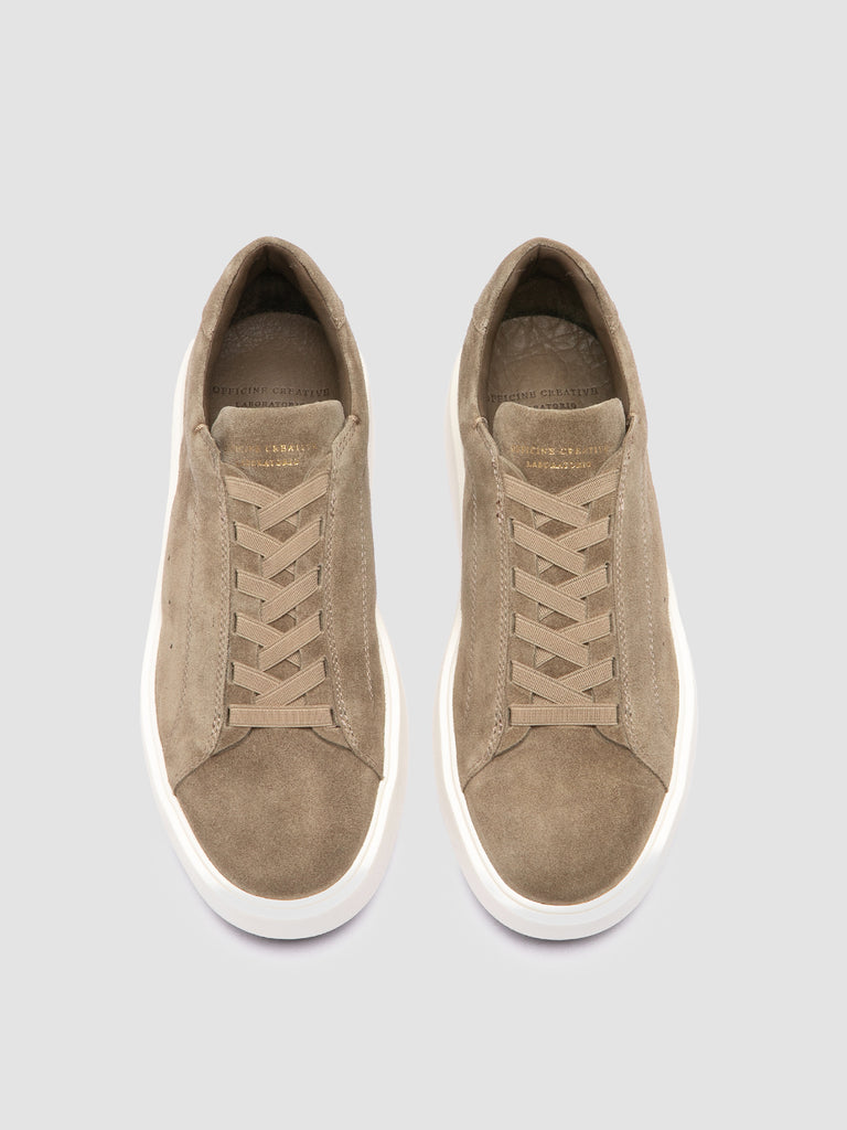 SLOUCH 101 - Taupe Suede Sneakers