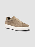 SLOUCH 101 - Taupe Suede Sneakers - thumb image 3,side view