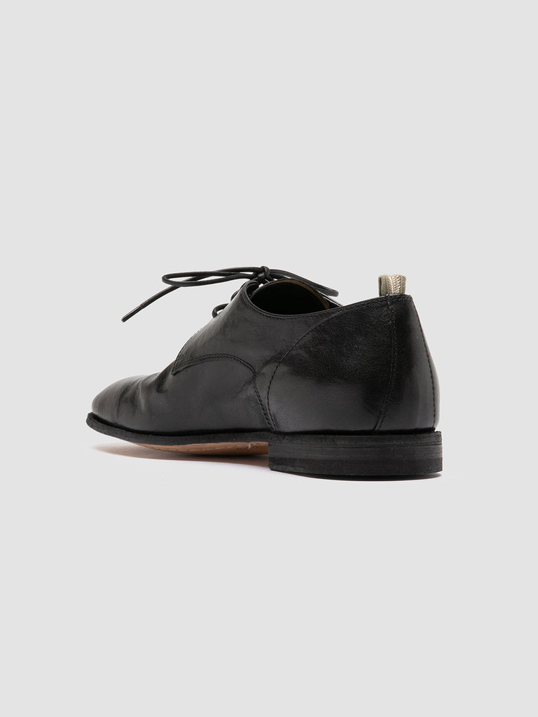 SOLITUDE 002 - Black Leather Derby Shoes Men Officine Creative - 4