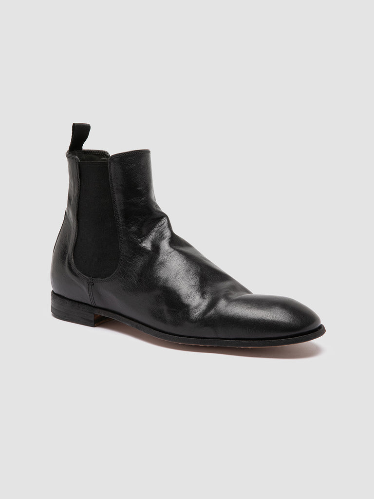 SOLITUDE 004 - Black Leather Chelsea Boots Men Officine Creative - 3