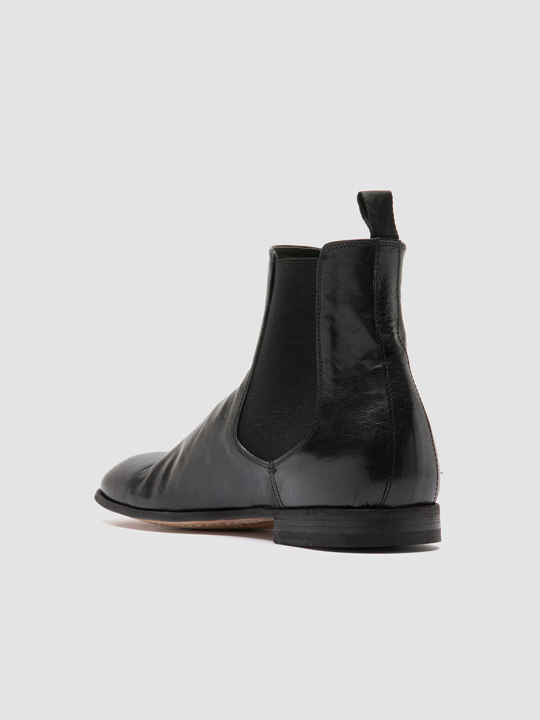 SOLITUDE 004 - Black Leather Chelsea Boots Men Officine Creative - 4