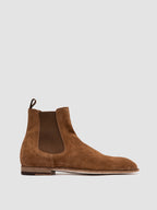 SOLITUDE 004 - braune Chelsea-Stiefel aus Wildleder