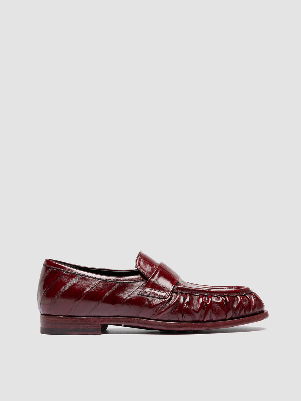 SOLITUDE 107 - Burgundy Leather Penny Loafers Officine Creative - 1