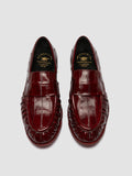 SOLITUDE 107 - Burgundy Leather Penny Loafers Officine Creative - 2