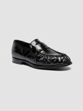 SOLITUDE 107 - Black Leather Penny Loafers Officine Creative - 3