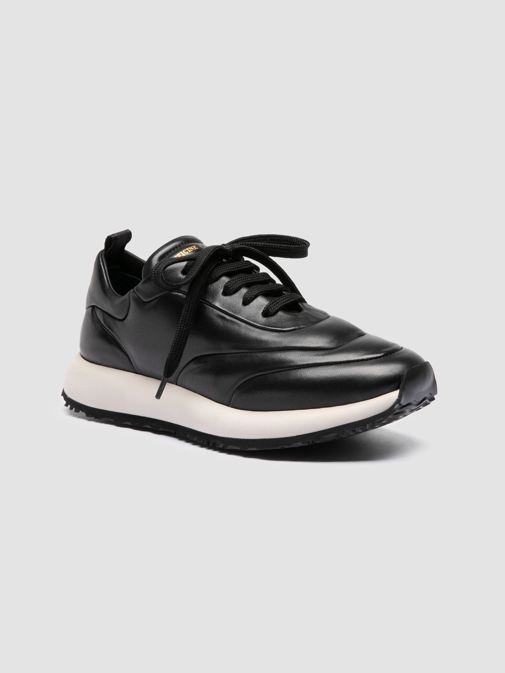 SOLSTICE 101 - Black Leather Sneakers Officine Creative - 3