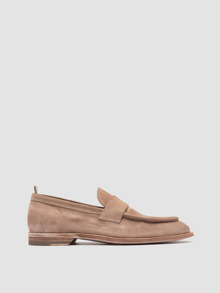 SOUND 001 - Taupe Suede Penny Loafers