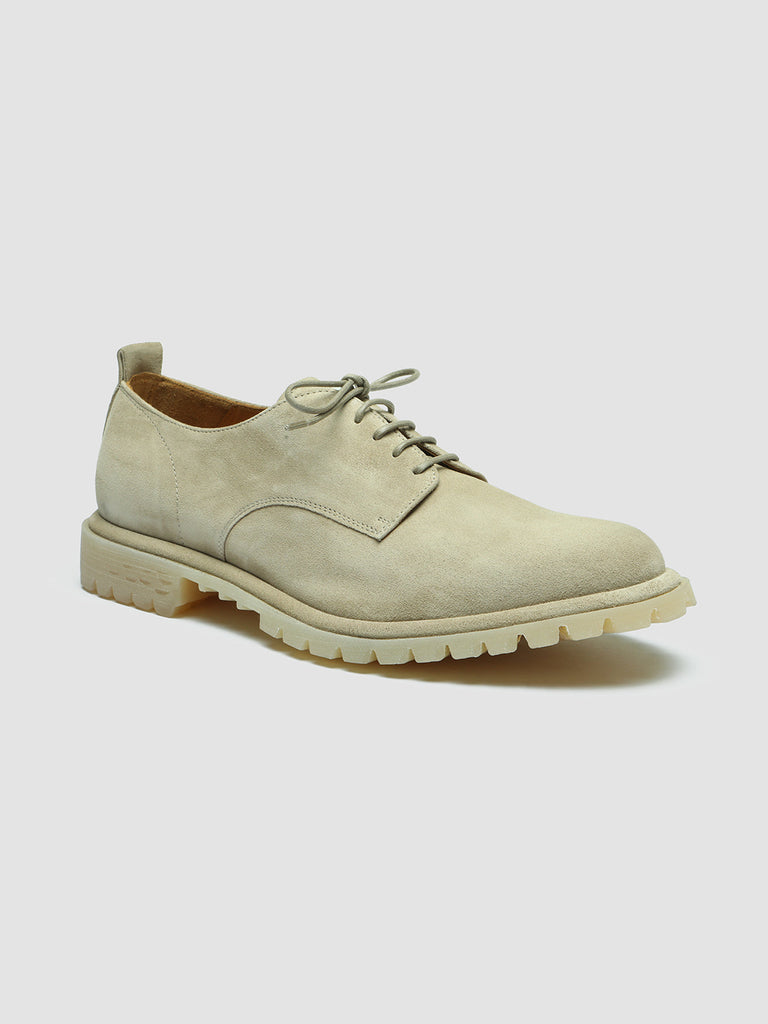 SPECTACULAR 001 - Taupe Suede Derby Shoes