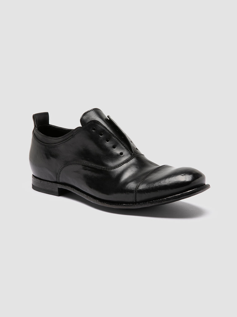 STEREO 001 - Black Leather Oxford Shoes Men Officine Creative - 3