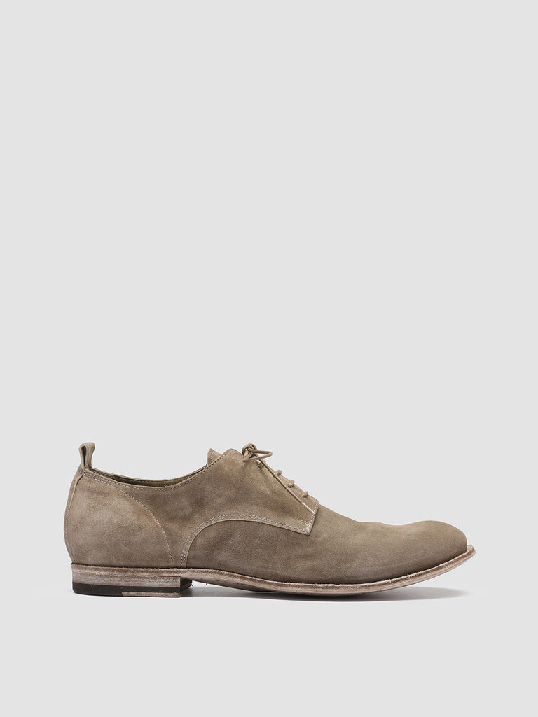 STEREO 003 - Taupe Suede Derby Shoes