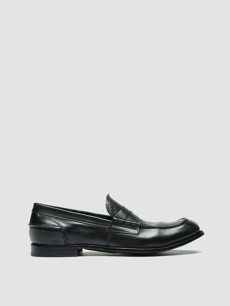STEREO 008 - Black Leather Derby Shoes