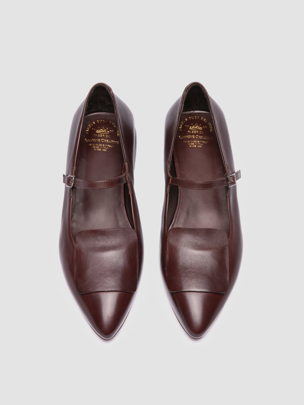 SUE 008 - Brown Leather Mary Jane