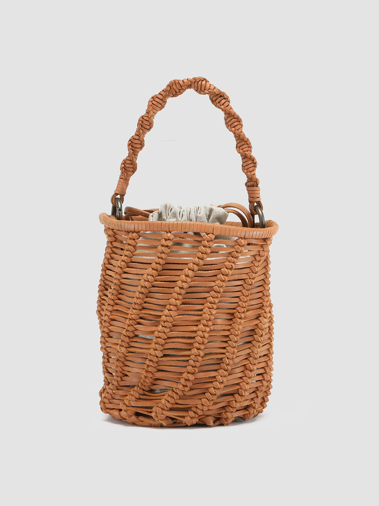 SUSAN 007 - Brown Leather Bucket Bag  Officine Creative - 1