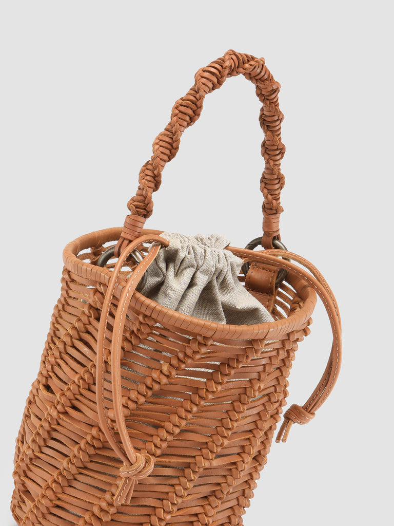 SUSAN 007 - Brown Leather Bucket Bag  Officine Creative - 2