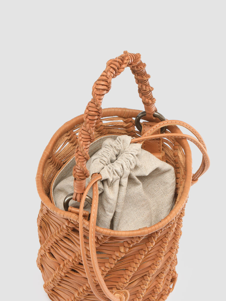 SUSAN 007 - Brown Leather Bucket Bag  Officine Creative - 7