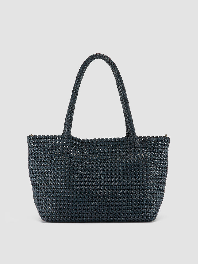 SUSAN 009 - Blue Leather Shoulder Bag