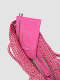 SUSAN 09 - Rose Woven Leather Shoulder Bag