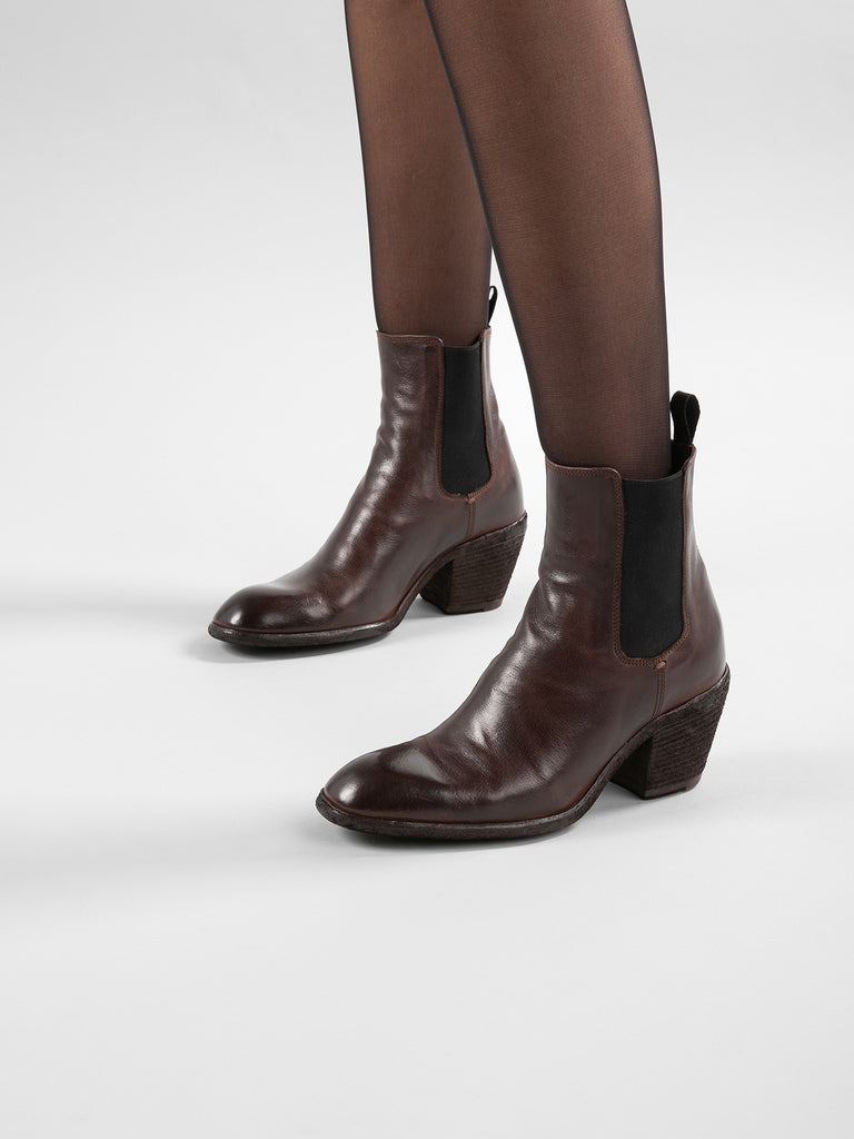 SYDNE 001 - Brown Leather Chelsea Boots