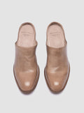 SYDNE 012 - Taupe Leather Mules