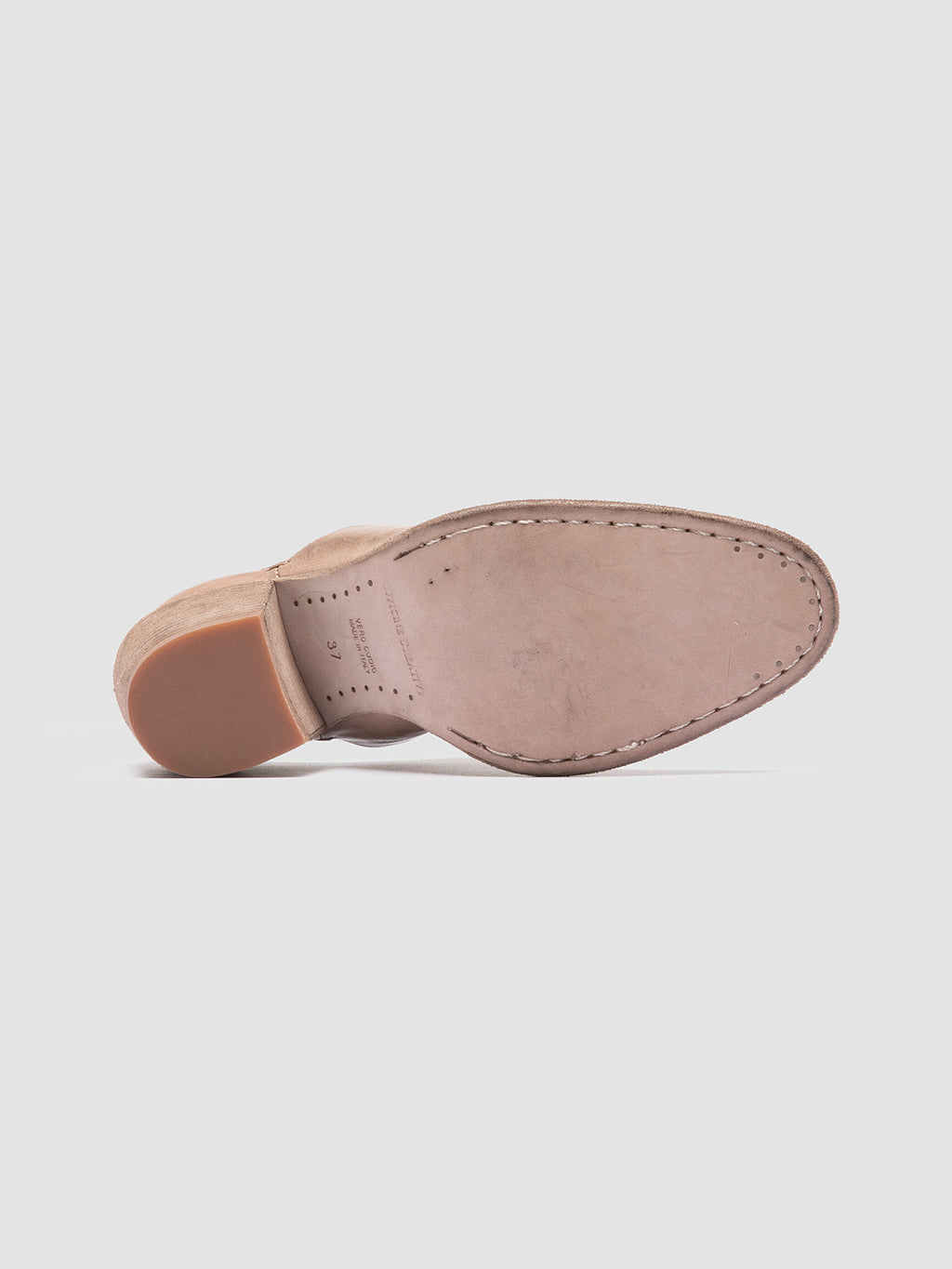 SYDNE 012 - Taupe Leather Mules