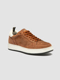 THE ANSWER 102 - Brown Nubuck Low Top Sneakers