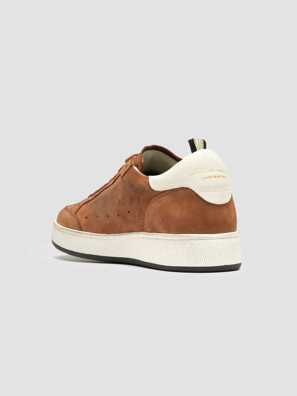 THE ANSWER 102 - Brown Nubuck Low Top Sneakers