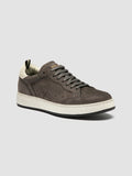 THE ANSWER 102 - Grey Nubuck Low Top Sneakers
