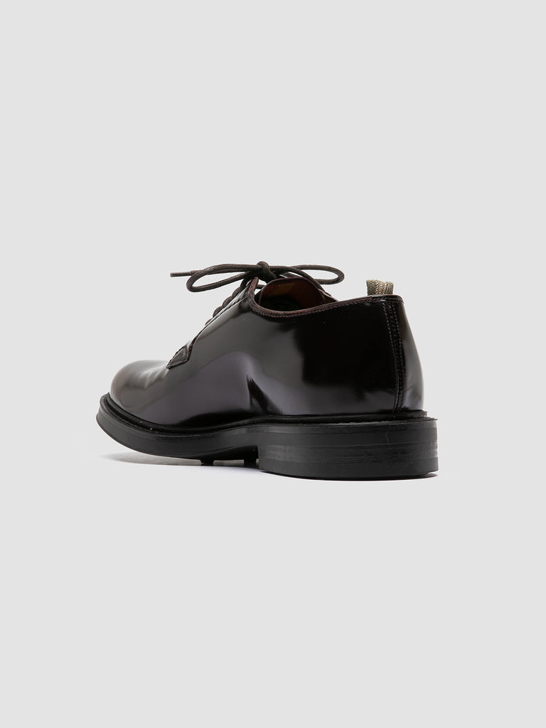 UNIFORM 003 - Burgundy Leather Derby Shoes