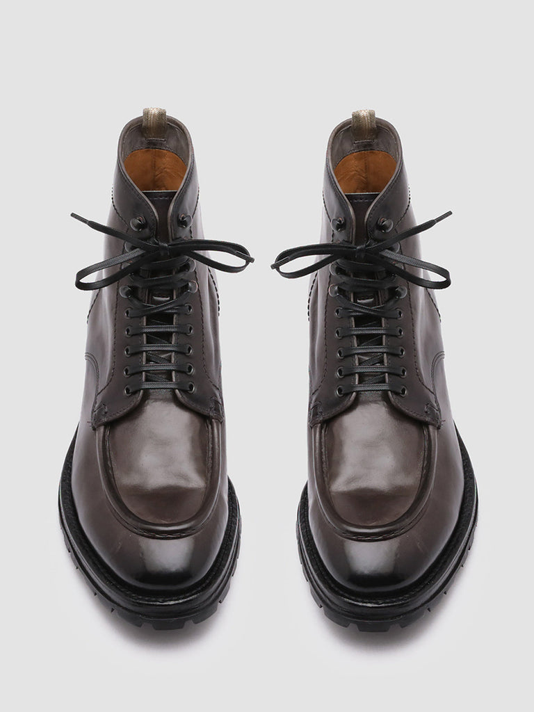 VAIL 010 - Grey Leather Ankle Boots