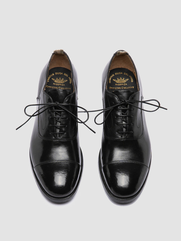 VANDERBILT CAOU 011 - Black Leather Oxford Shoes