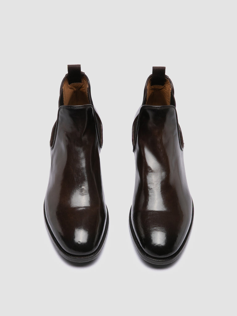 VANDERBILT CAOU 012 - Dark Brown Leather Boots