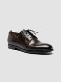 VANDERBILT CAOU 013 - dunkelbraune Derbyschuhe aus Leder