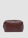 VANITY CASE 001 - braune Ledertasche