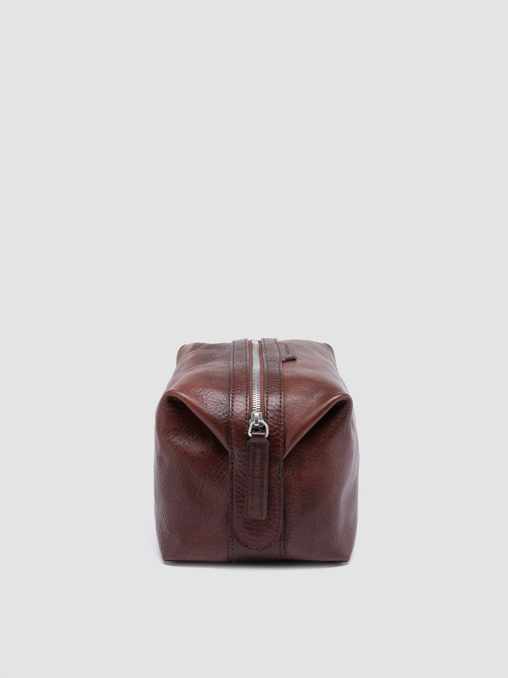 VANITY CASE 001 - braune Ledertasche