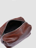 VANITY CASE 001 - braune Ledertasche