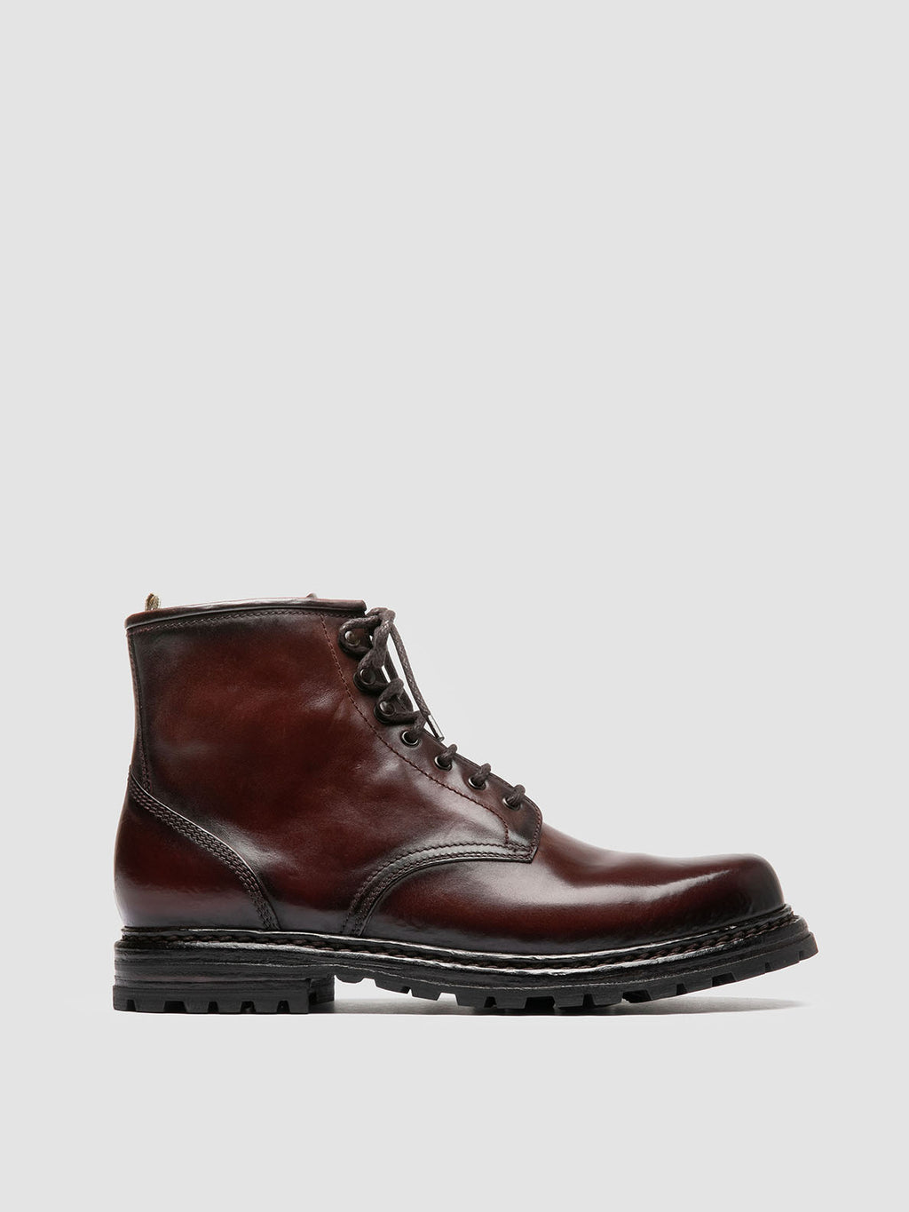 VOLCOV 012 - Burgundy Leather Lace-Up Boots Officine Creative - 1